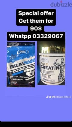 realmass 7 kg with creatine 0