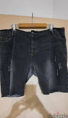 short jeans dark grey. size 44 0