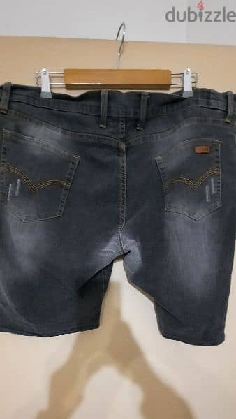 short jeans dark grey. size 44 2