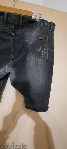 short jeans dark grey. size 44 3