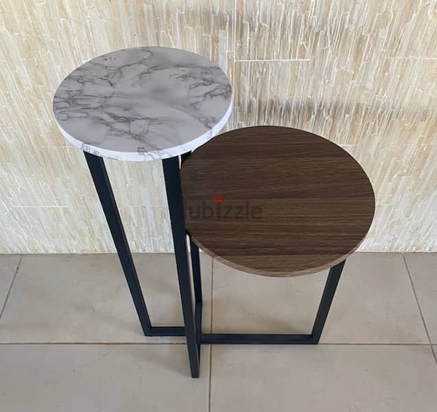 Ceramic & wood table طاولة خشب و سيراميك 1