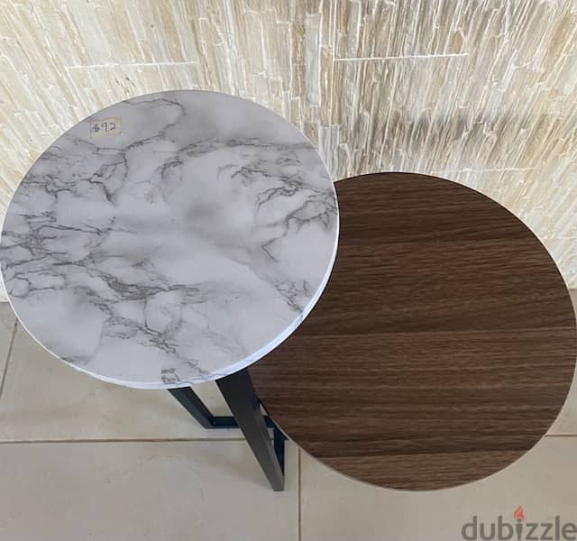 Ceramic & wood table طاولة خشب و سيراميك 3
