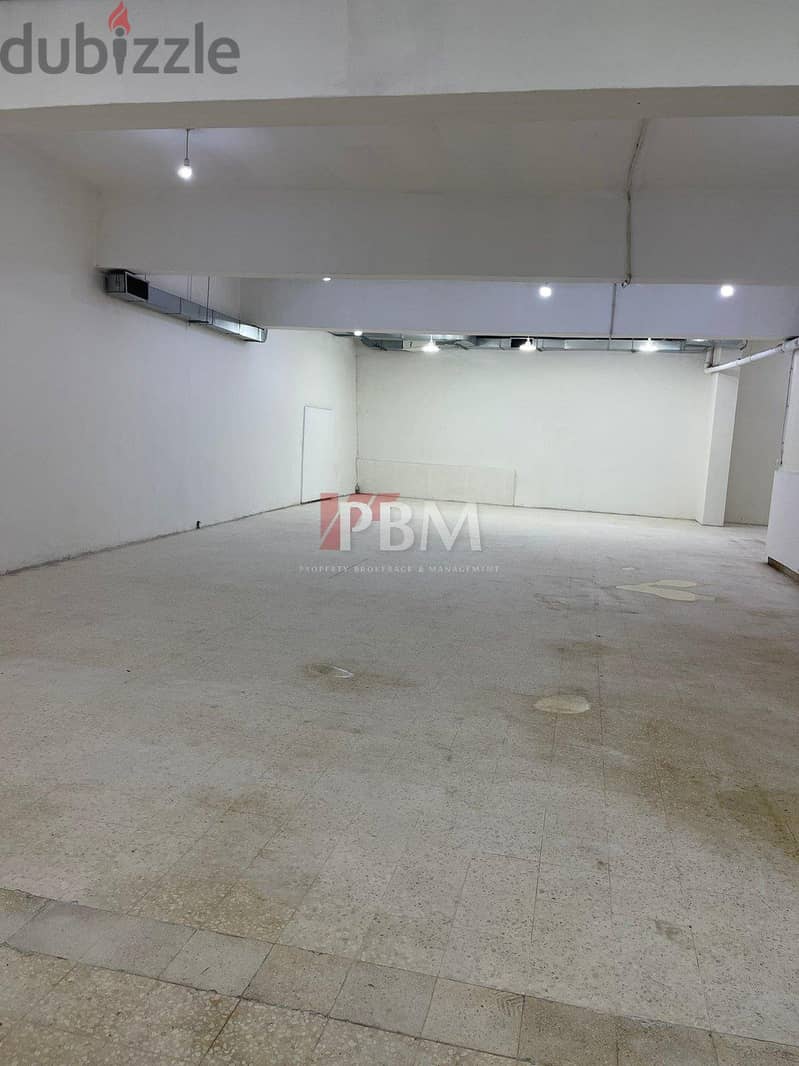 Warehouse Including Offices For Rent In Achrafieh | Parking |700 SQM| 2