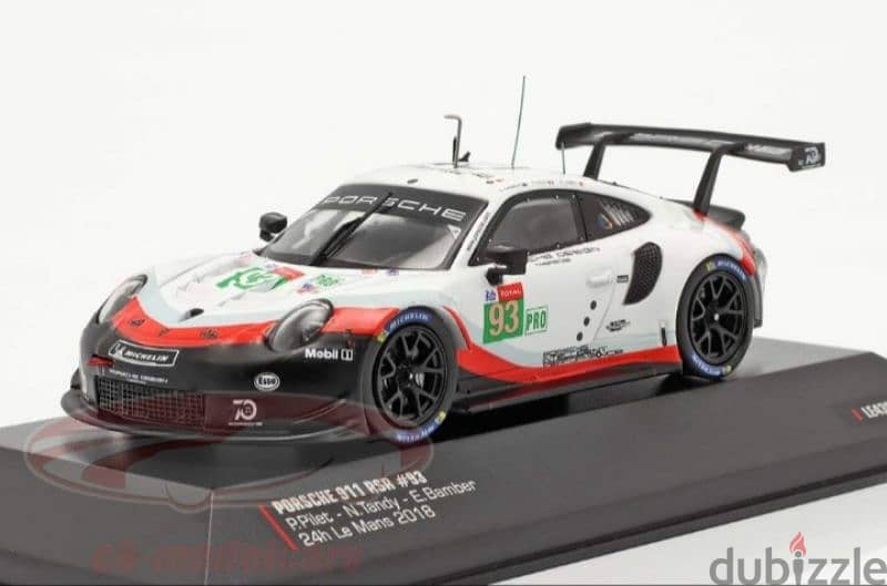 Porsche RSR (991) (Le Mans 24h 2018) diecast car model 1;43. 1