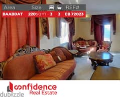 cozy apartment with sea view in baabdat! REF#CB72023 0