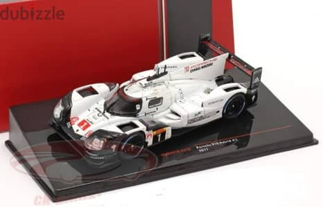 Porsche 919 Hybrid Test Car (Le Mans 24h 2017) diecast car model 1;43.