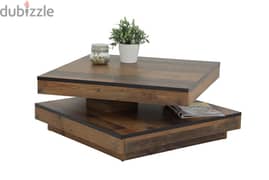 Ben rotating wood table طاولة خشب 0