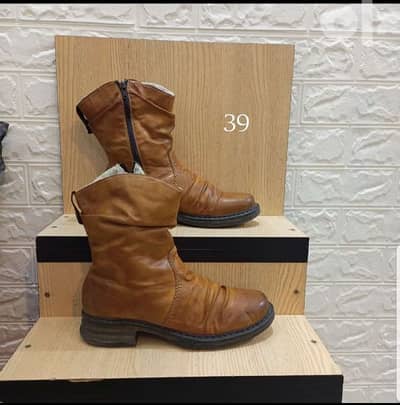 brown boots size 39