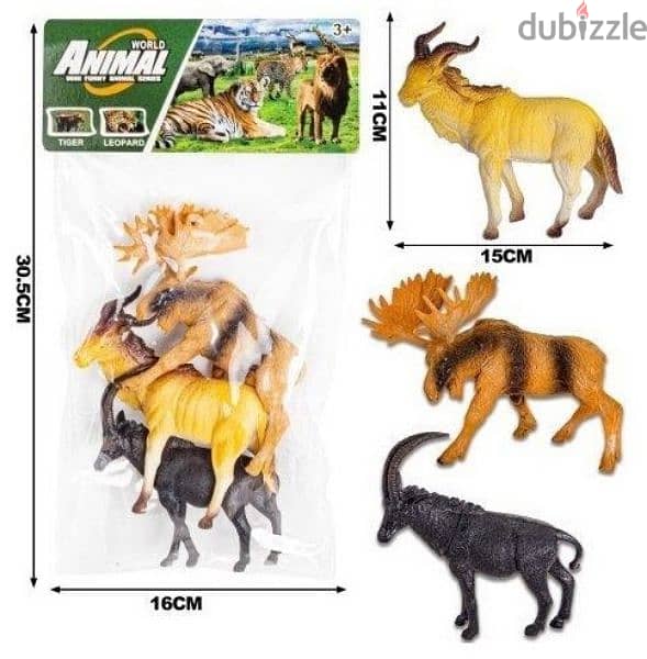 World Animal Farm Toys Set of 3 0