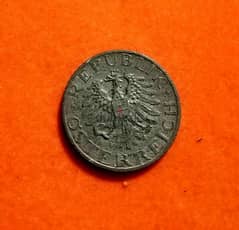 1968 Austria 5 Groschen Zinc coin KM# 2875