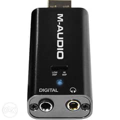 M-AUDIO USB small audio card 0