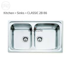 Teka classic 2 boils Sink s. Steel 0