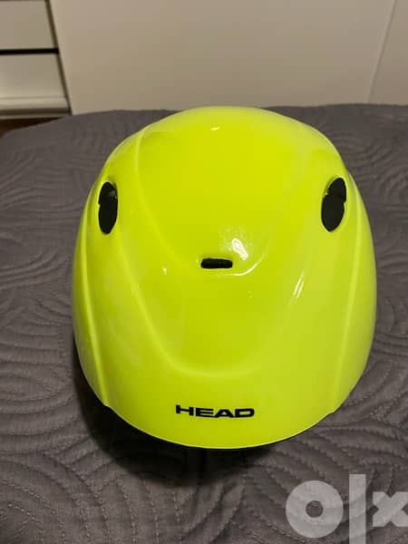 Head kids helmet size S-M green yellow 1