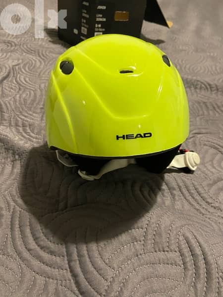 Head kids helmet size S-M green yellow 4