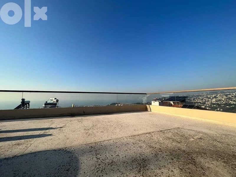 Super Amazing 470 sqm Duplex/ Mazraet Yachouh/ Panoramic view terrace 2