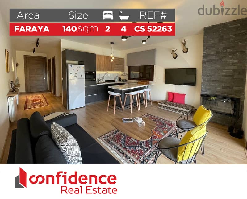 Luxurious fully furnished duplex in Faraya Tilal al Assal! REF#CS52263 0