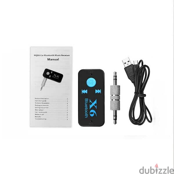 X6 Bluetooth AUX Audio Adapter Transmitter 1