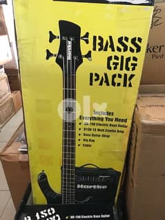 HARTKE bass guitar with Bass Guitar amp 0