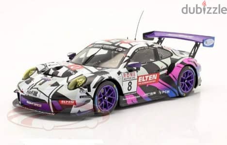 Porsche GT3 R diecast car model 1;18.