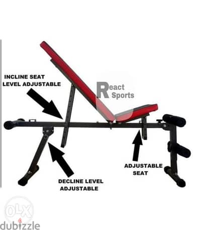 adjustable bench 7 levels