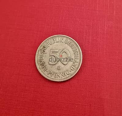 1976 Germany Bundes Republic Deutschland 50 Pfennig