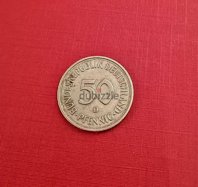 1976 Germany Bundes Republic Deutschland 50 Pfennig 0