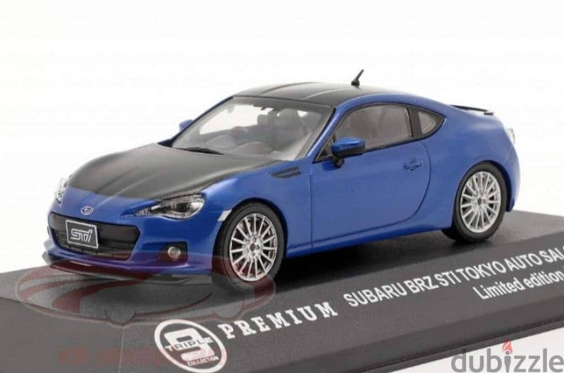 Subaru BRZ STI (Tokyo Auto Show 2012) diecast car model 1;43. 1