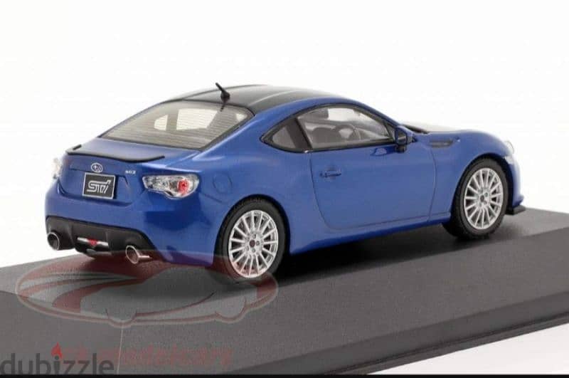 Subaru BRZ STI (Tokyo Auto Show 2012) diecast car model 1;43. 3