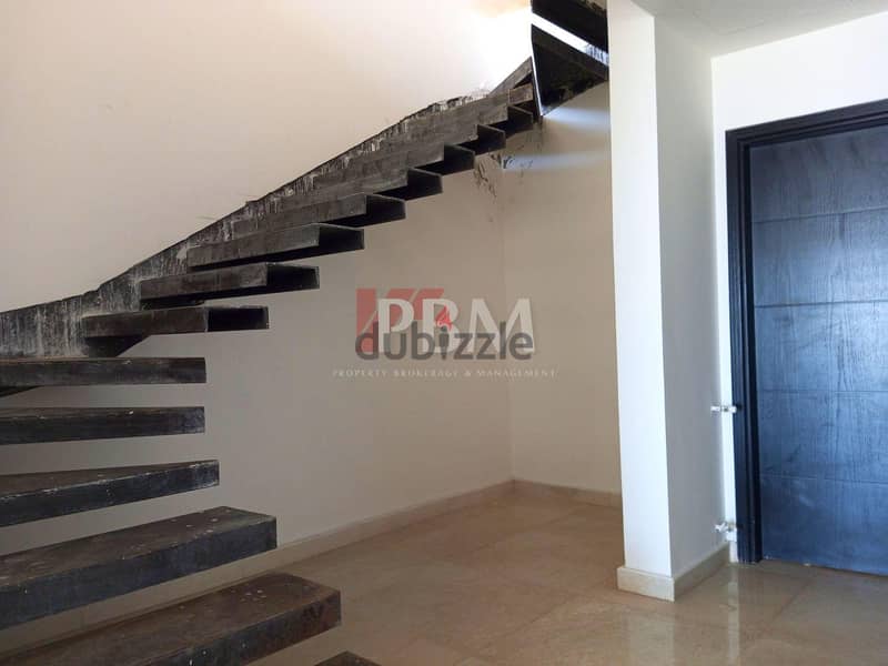Charming Duplex For Sale In Baabda | Terrace | Sea View | 500 SQM | 9