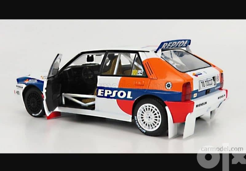 Lancia Integrale HF (Rally Acropolis 1993) diecast car model 1;18. 6