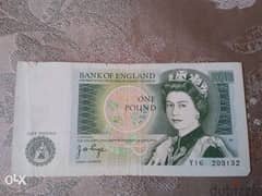 1 English Pound Memorial Banknote for Isaac Newton 0