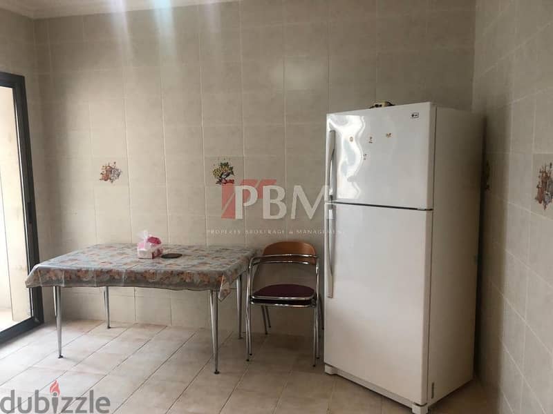 Furnished Apartment For Rent In Ain El Mraiseh | 150 SQM | 7