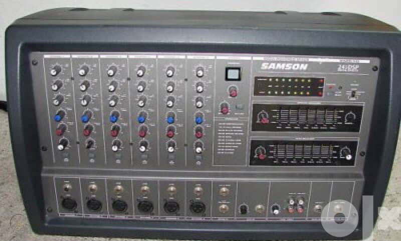 Samson powered mixer Amplifier with effects 2