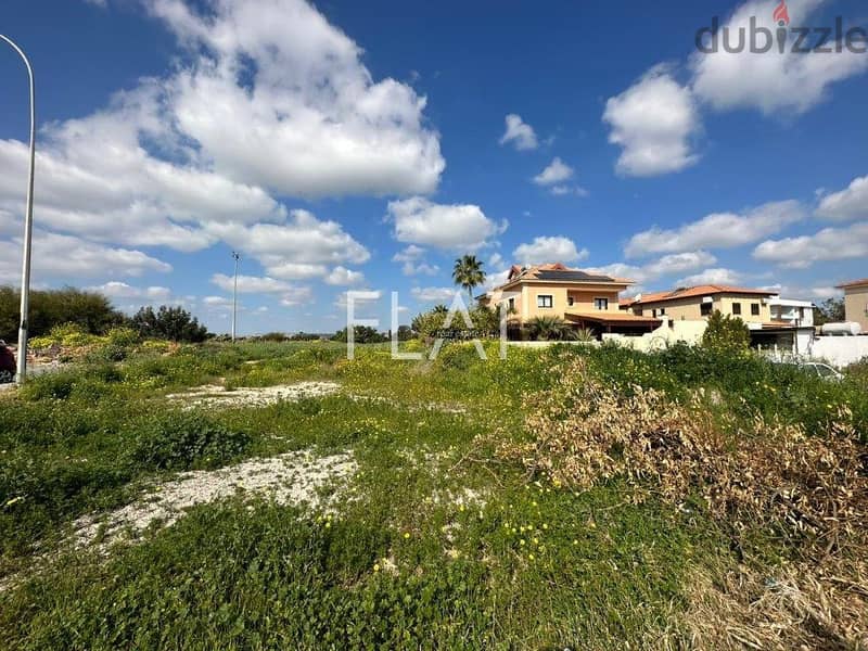 Metropolis Mall Area Land for sale in Larnaka I 300.000€ 2