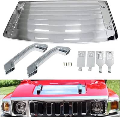 Hummer H3 chrome hood vent