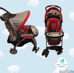 stroller chicco and car seat + FREE INGLESINA BABY BAG (Value of 150$]