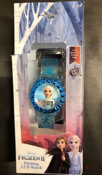 frozen watch, ELSA character, with light, 6+ 3