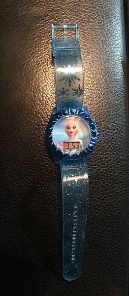 frozen watch, ELSA character, with light, 6+ 7