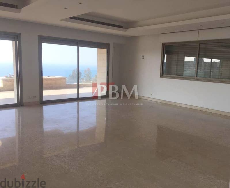 Luxurious Apartment For Rent In Dik El Mehdi | Sea View | 600 SQM | 2