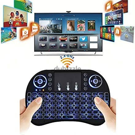 Wireless Mini Keyboard Remote Control Touchpad Mouse Combo Controller 1