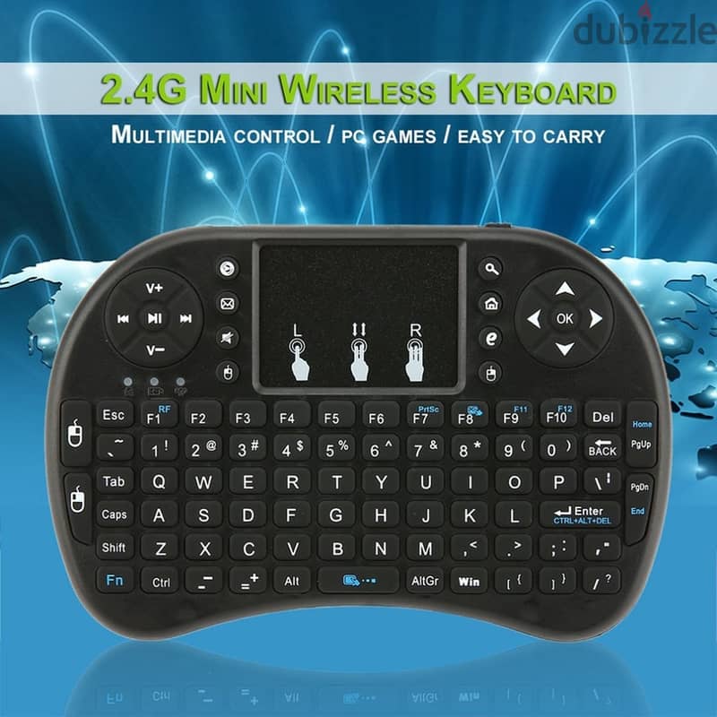 Wireless Mini Keyboard Remote Control Touchpad Mouse Combo Controller 3