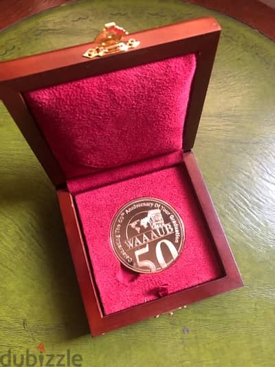 Collectible WAAAUB 50th anniversary graduation Alumni,copper 8mm