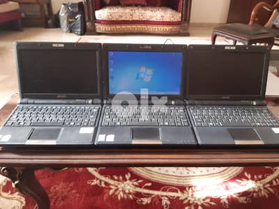 3 laptop asus mini 10 inch 16 gega hdd 1gega ram