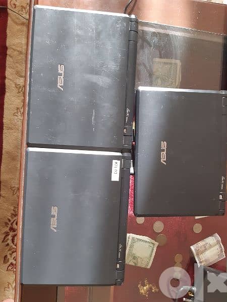 3 laptop asus mini 10 inch 16 gega hdd 1gega ram 1