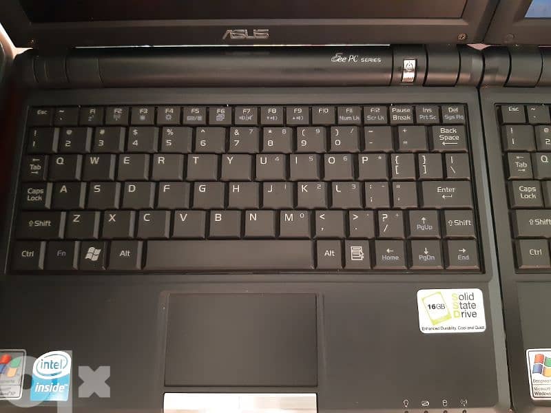 3 laptop asus mini 10 inch 16 gega hdd 1gega ram 2