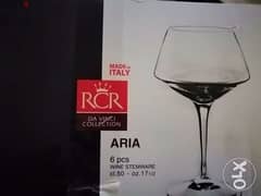 Wine crystal italian goblet