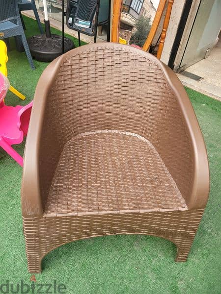 Table + 2 Sofa Chairs Rattan 3