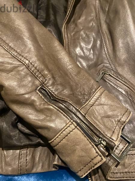 Esprit real leather jacket 1