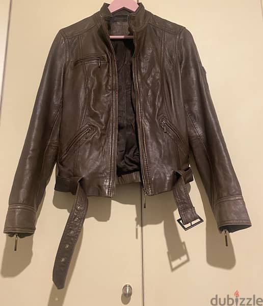 Esprit real leather jacket 3