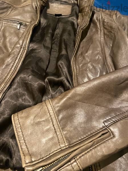 Esprit real leather jacket 5